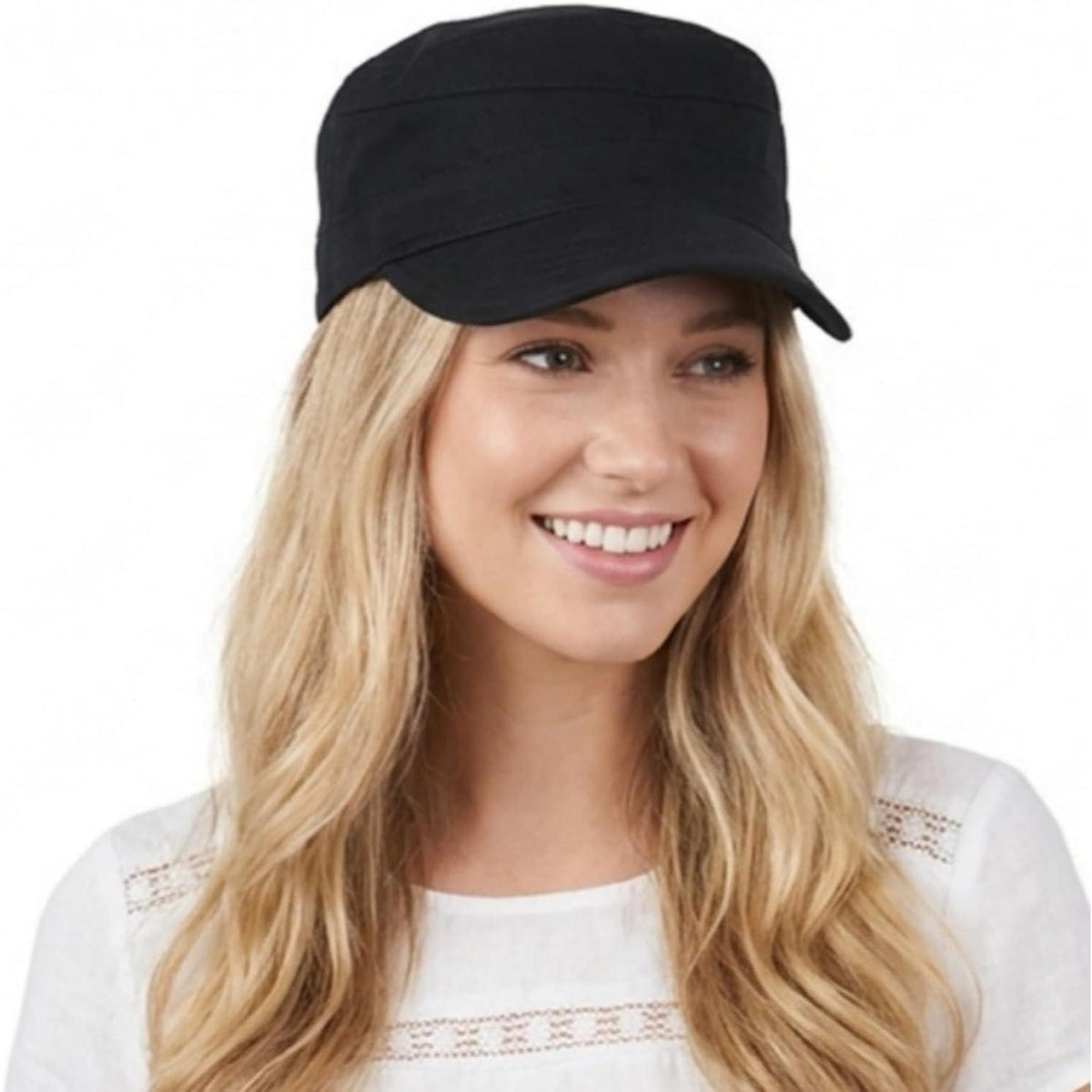 Military Cap Herren Verstellbar – Vintage Flatcap für Frühling & Sommer