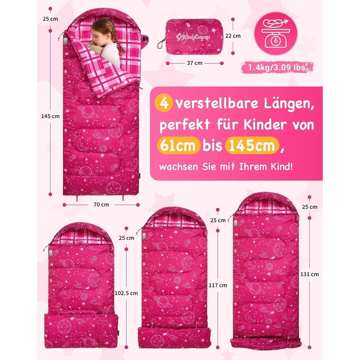 Kinderschlafsack Flanell – Warm, Leicht & 4 Jahreszeiten