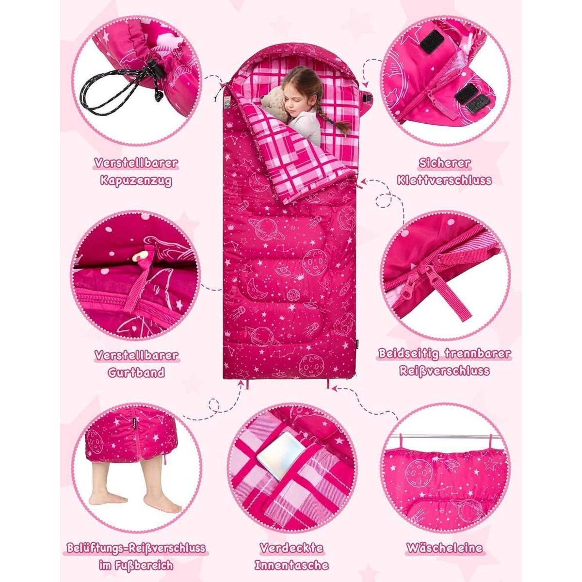 Kinderschlafsack Flanell – Warm, Leicht & 4 Jahreszeiten