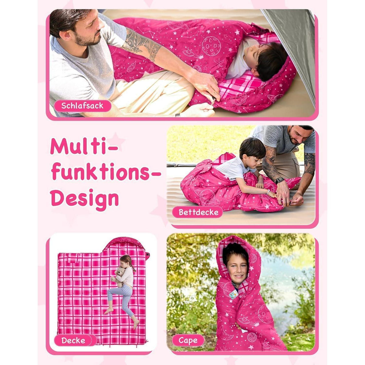 Kinderschlafsack Flanell – Warm, Leicht & 4 Jahreszeiten