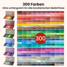 300-Farben Ölfarbstifte Set für Künstler & Ausmalbilder