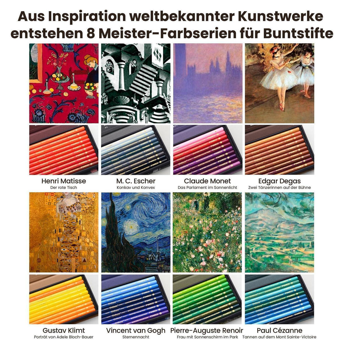 80-Farben Ölfarbstifte Set für Künstler & Ausmalbilder