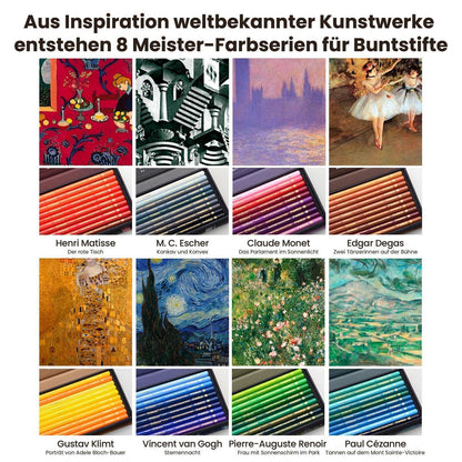 80-Farben Ölfarbstifte Set für Künstler & Ausmalbilder