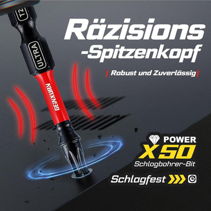 Torx Schrauber Bit Set 13tlg. 150mm Schlagfest S2 Stahl Magnetisch
