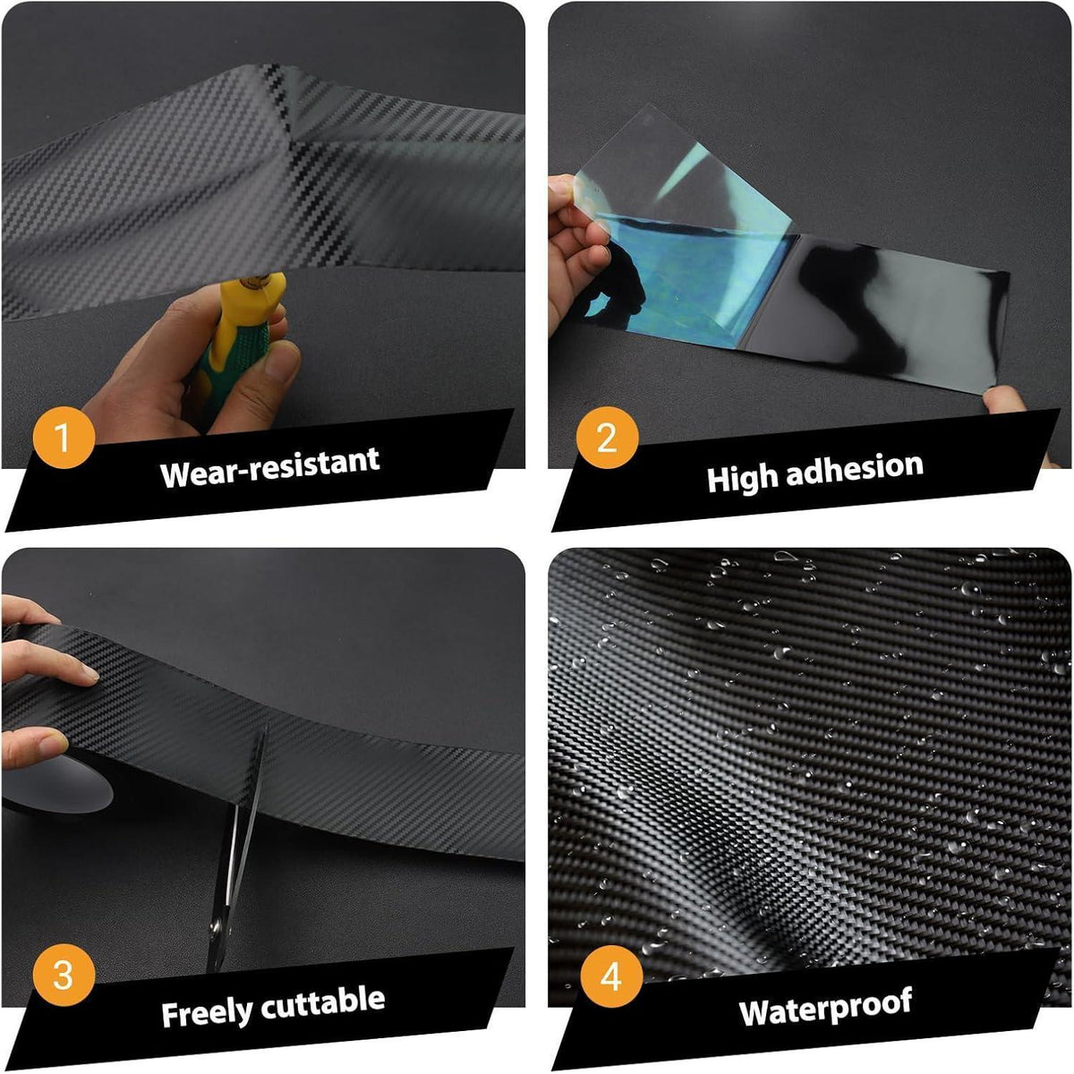 Carbonfolie Auto – Kratzschutz 5cm x 10m