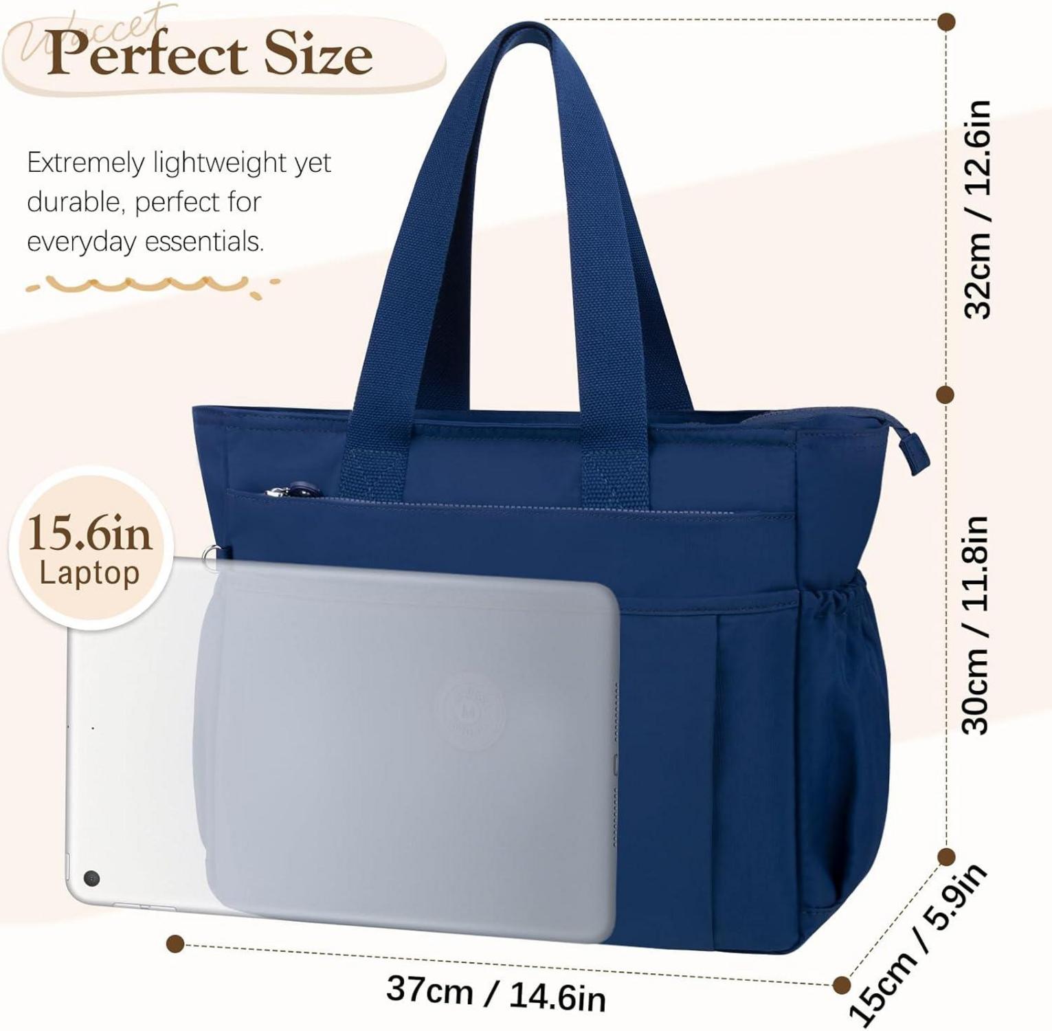 WACCET Damen Handtasche Groß Wasserdicht Nylon Umhängetasche