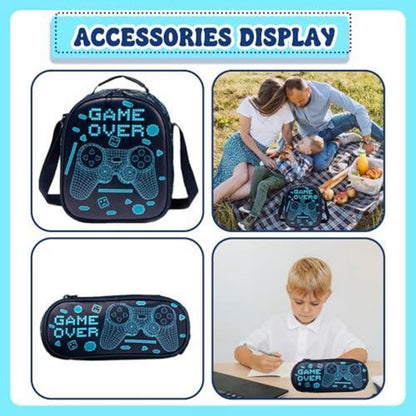 Rollrucksack Set für Kinder – Minzgrün, 6-8 Jahre