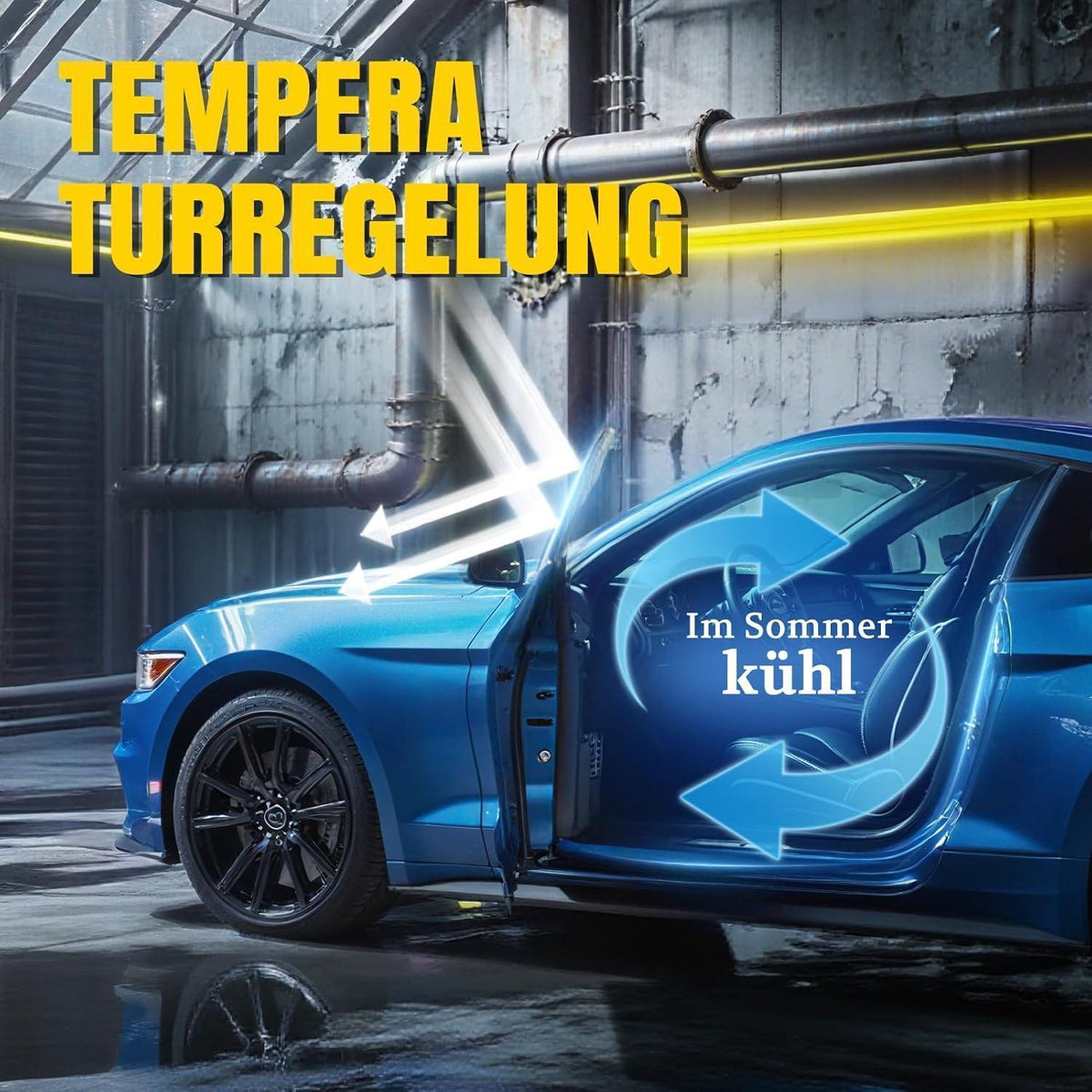 Auto-Tönungsfolie 70% VLT – Universalgröße 458x61cm