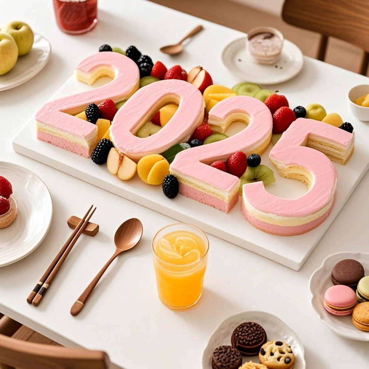 Silikon Zahlen Backform Set 0-9 | Kuchenformen für Geburtstag