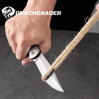 Zweihand Klappmesser 42a – Robustes EDC Taschenmesser mit Holzgriff