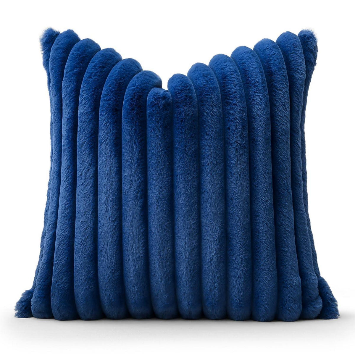Flauschiger Samt Kissenbezug 50x50cm Blau