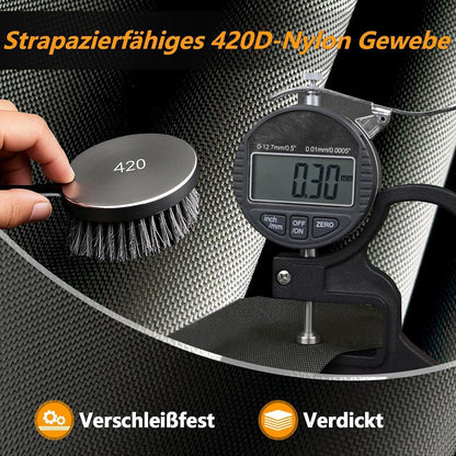 Wetterfeste Grillabdeckung für 2-Brenner Gasgrills (82x61x110cm)