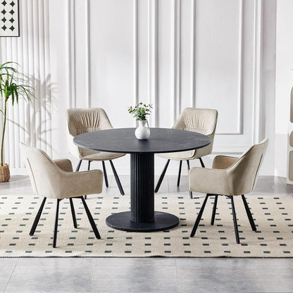 Drehbare Esszimmerstühle Set 6 | Ergonomisch & Komfortabel