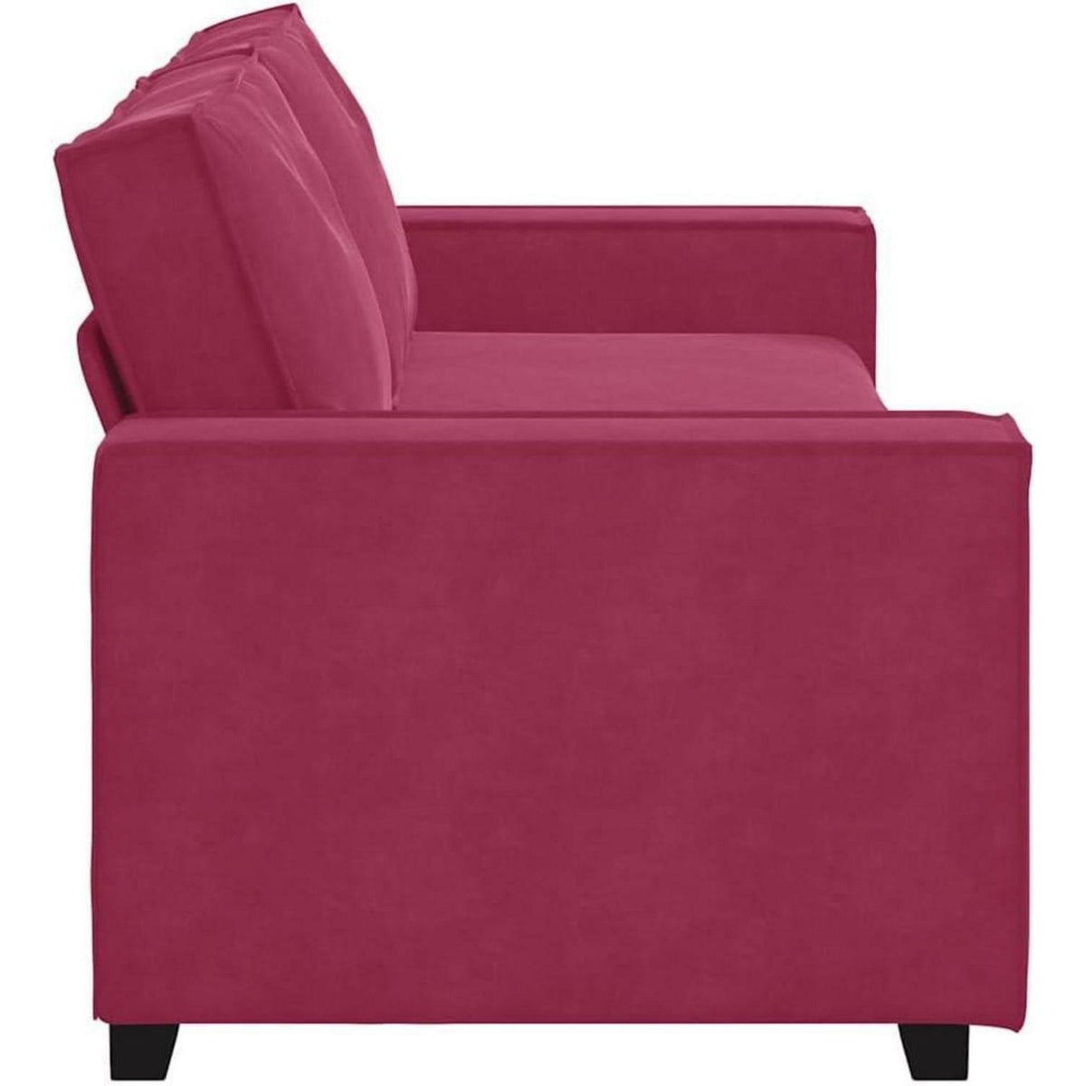 3-Sitzer Sofa Weinrot – Modernes Polstersofa 220 cm