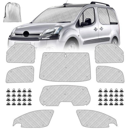 Sonnenschutz Auto Frontscheibe Citroen Berlingo/Peugeot Partner 2008-2018