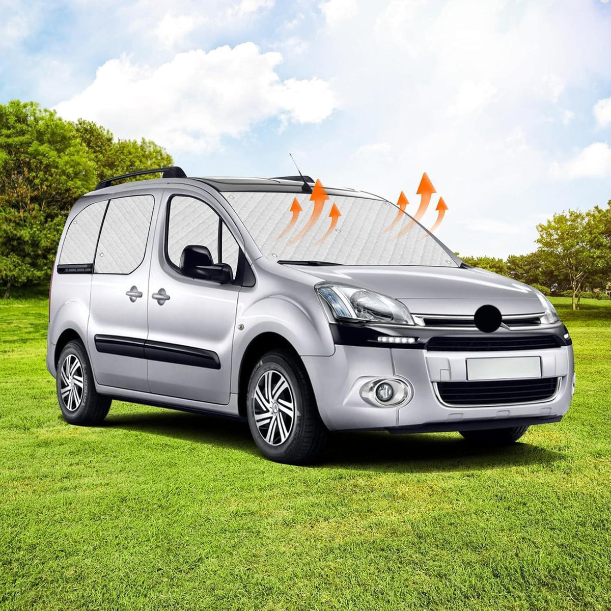 Sonnenschutz Auto Frontscheibe Citroen Berlingo/Peugeot Partner 2008-2018