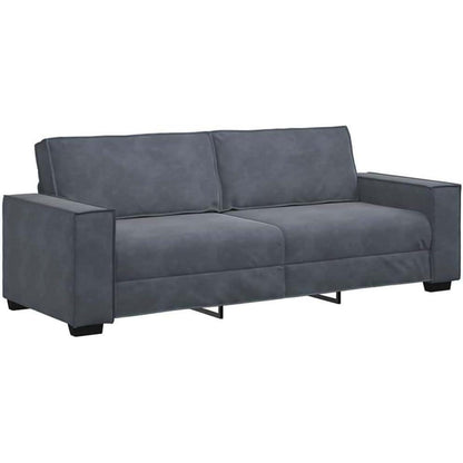 3-Sitzer Sofa Dunkelgrau – Modernes Polster Sofa 220 cm