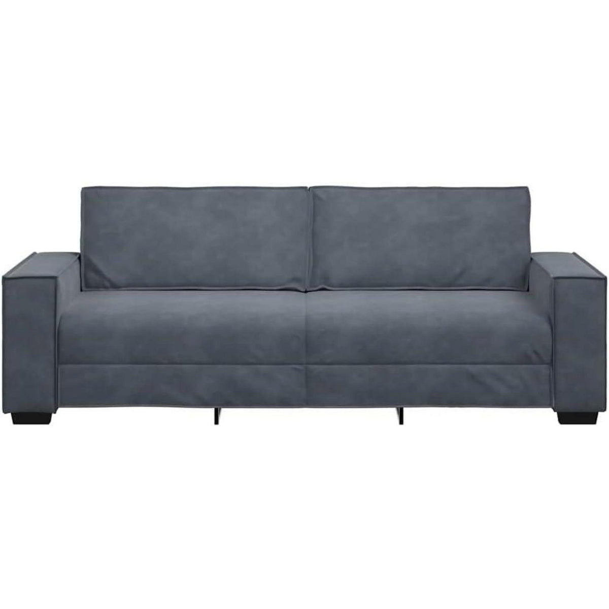 3-Sitzer Sofa Dunkelgrau – Modernes Polster Sofa 220 cm