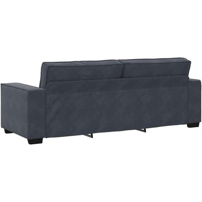 3-Sitzer Sofa Dunkelgrau – Modernes Polster Sofa 220 cm