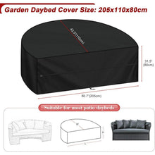Sonneninsel Abdeckung 205x110x80cm – Wasserdicht & Windfest