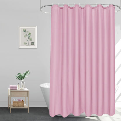 Rosa Duschvorhang 180x220 cm – Textil, Waschbar & Wasserdicht