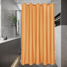 Schmaler Duschvorhang Stoff 100x200 cm Orange Wasserdicht