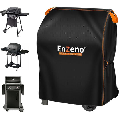 Wetterfeste Grillabdeckung 90x70x110cm für Gasgrills – Schwarz