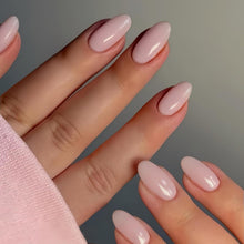 Altrosa Press On Nails Kurz – Mandelform, 24 Stück Set