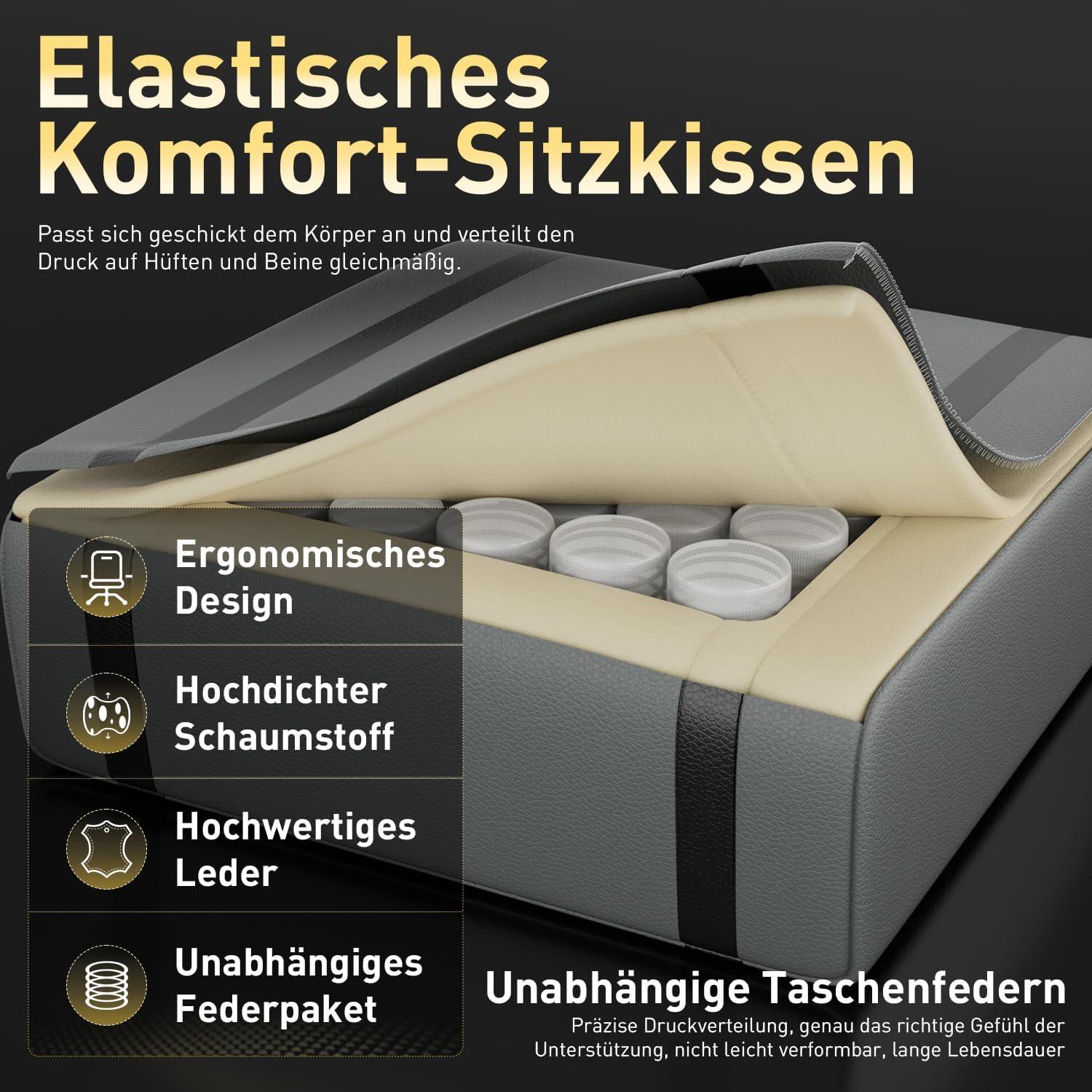 Gaming Stuhl Racing Bürostuhl Gamer Stuhl Komfortable Kopfstütze