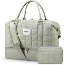 Reisetasche Damen mit Schuhfach & Nassfach, Kliniktasche M Grün