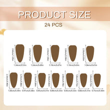 24er Acrylnagel Set Rosa Lila Kurz Falsche Nägel | Frühlings