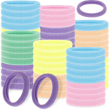 100er Set Damen Haargummis Nylon Pferdeschwanzhalter in 9 Farben