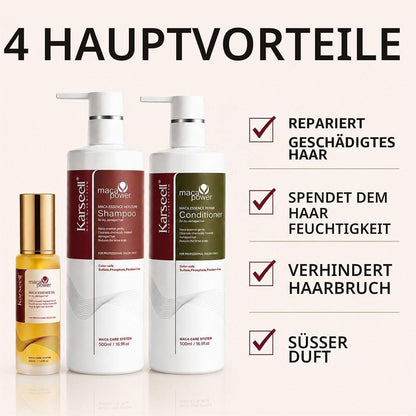 Haarpflege Set für Trockenes Haar | Shampoo, Conditioner & Arganöl