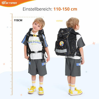 Schulranzen Set 5-teilig für Jungen & Mädchen – Komplett Ausstattung