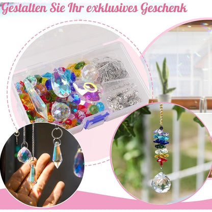 500pcs Kristall Sonnenfänger Set – DIY Regenbogen Deko