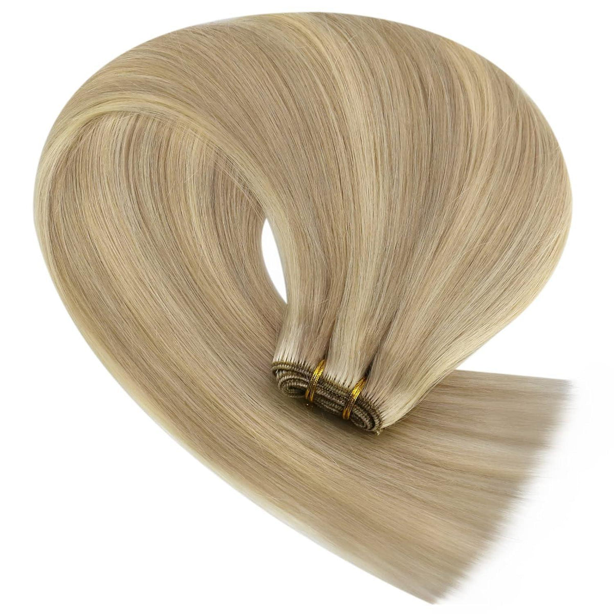 Blond Echthaar Tressen – Remy Menschenhaar 50cm