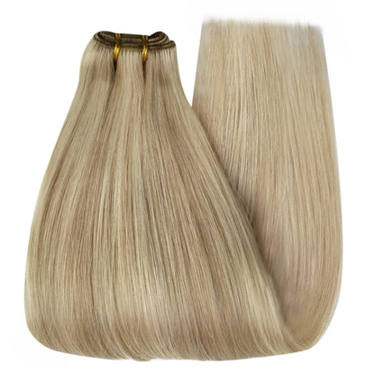 Echthaar Tressen Blond – Remy Menschenhaar 55cm