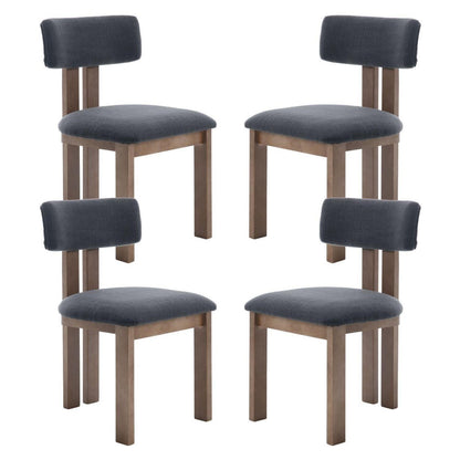 Retro Esszimmerstühle Set 4er – Gepolstert & Massivholz