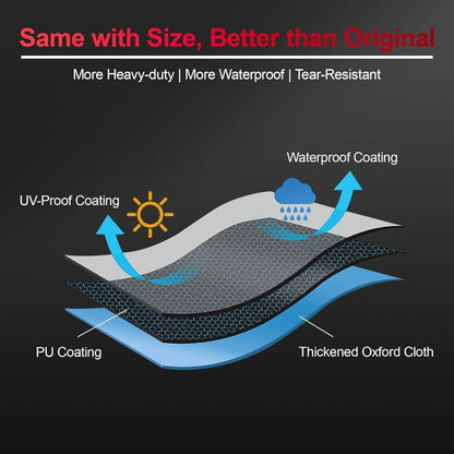 Outdoor Sofabezug L-Form – Wasserdicht & Windfest