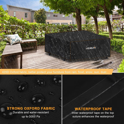Wetterfeste Grillabdeckung 65x60x25cm für Tischgrill & Plancha