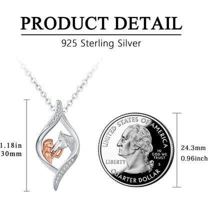 925 Sterling Silber Tier Halskette für Damen & Mädchen
