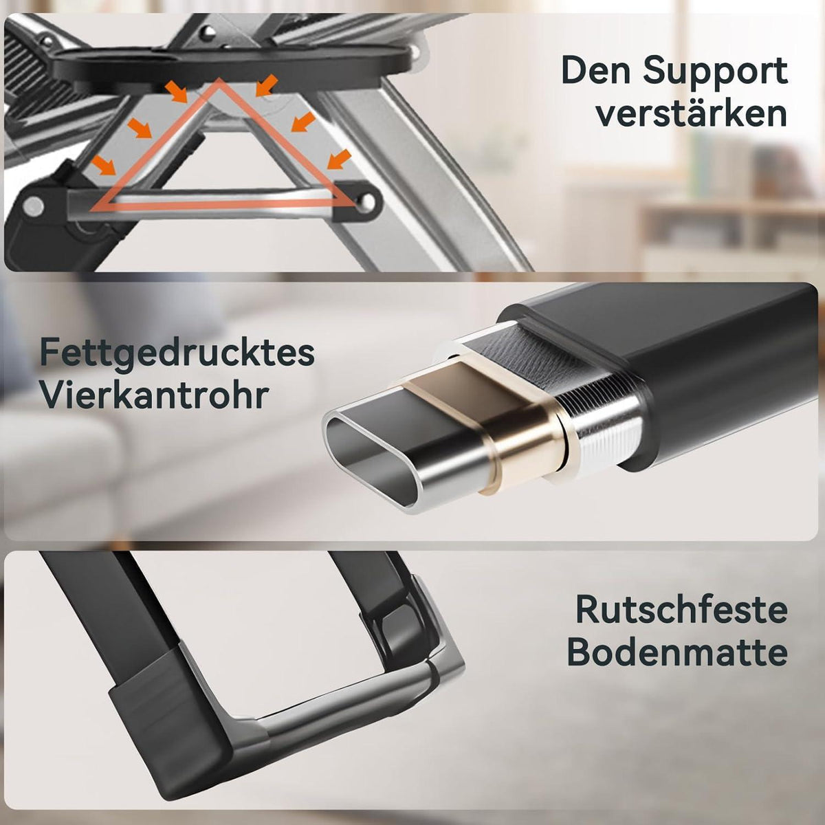 Zero Gravity Liegestuhl klappbar mit Polster Blau