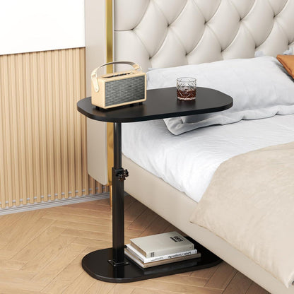 Höhenverstellbarer C-Form Beistelltisch – 360° drehbar & flexibel