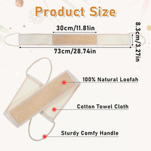 Loofah Rückenbürste 73 cm - Peeling Schwamm Dusche Bad
