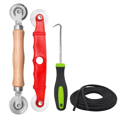 Fliegengitter Reparatur Set mit Werkzeug & Kederband