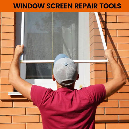 Fliegengitter Reparatur Set mit Werkzeug & Kederband
