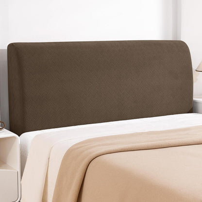 Bettkopfteil Bezug 180cm – Weicher Stretch, Braun