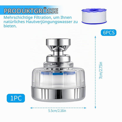 Wasserhahnfilter Kalkfrei mit 6 Ersatzfiltern