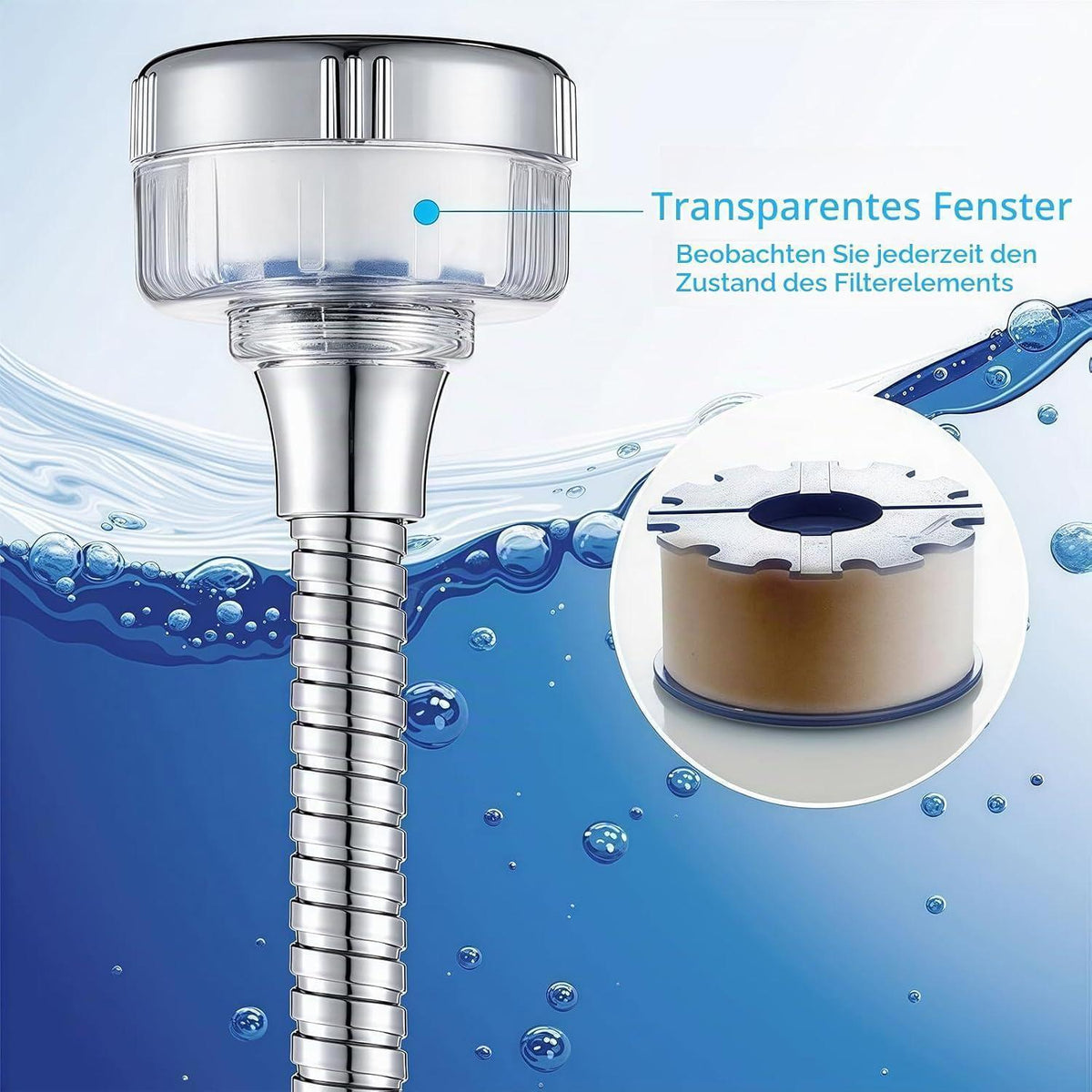 Wasserhahnfilter Kalkfrei mit 6 Ersatzfiltern