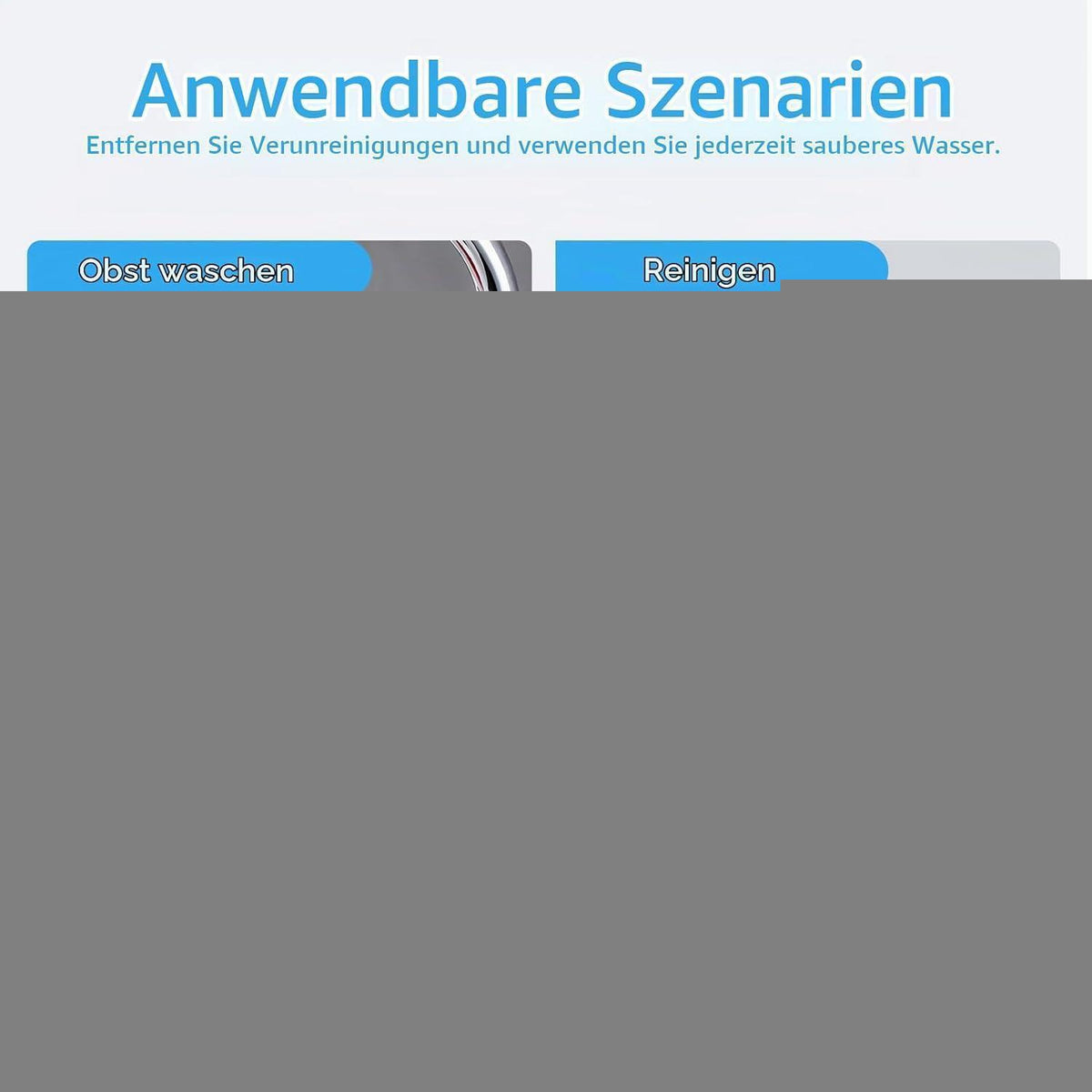 Wasserhahnfilter Kalkfrei mit 6 Ersatzfiltern